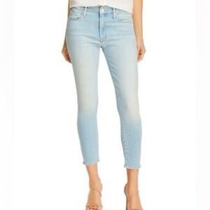 Mother the looker cropped jeans